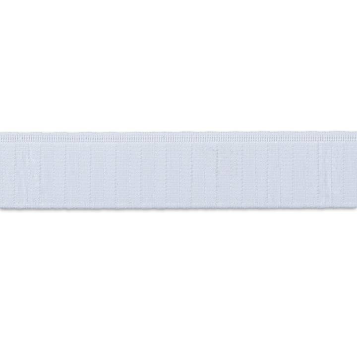 Elastic tape, lateral stiffness, 30mm, white, 1m