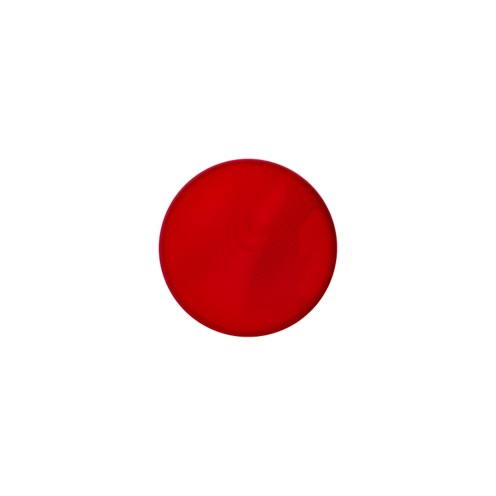 Polyester button shank, 18mm, dark red