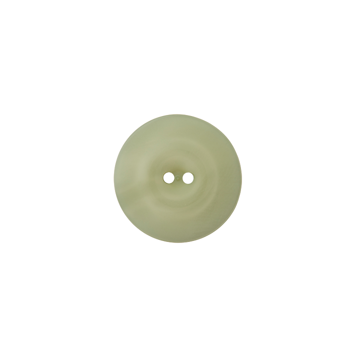 Polyester button 2-holes 15mm light green