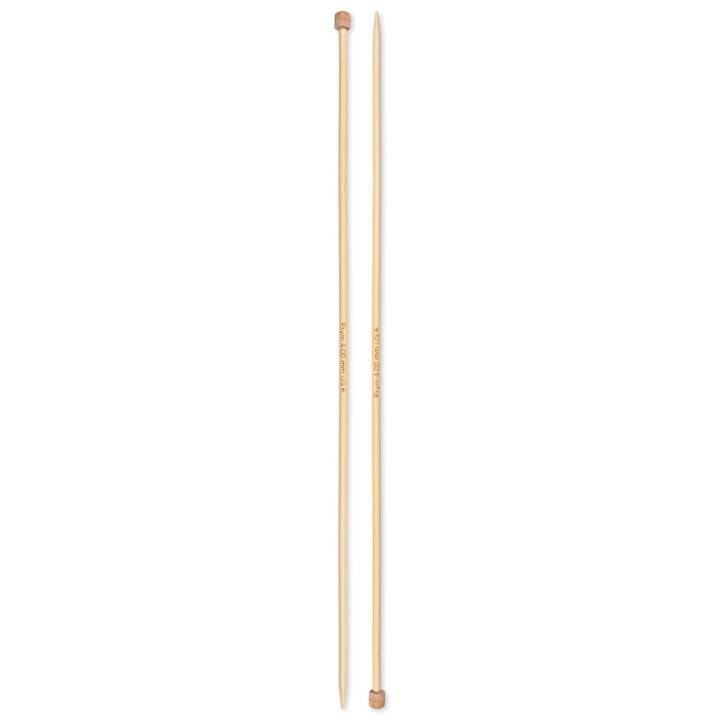 Aiguilles à tricoter à boule Bambou Prym 1530, 33cm, 4,00mm