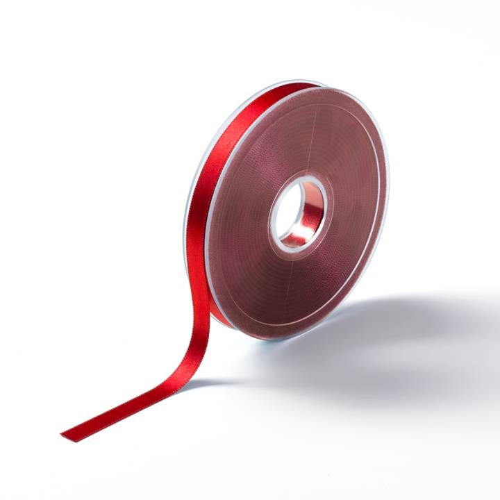 Satin ribbon, 10mm,red