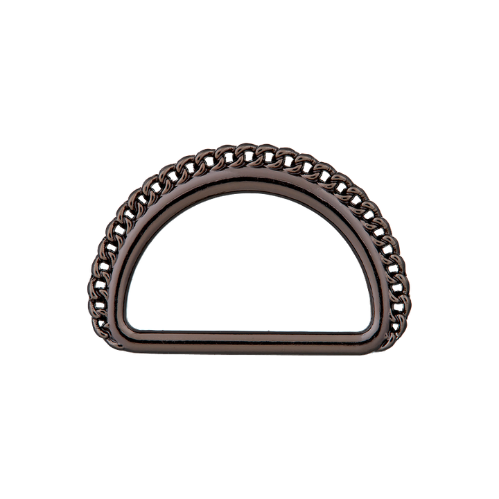 Metall-D-Ring, 20mm, titan