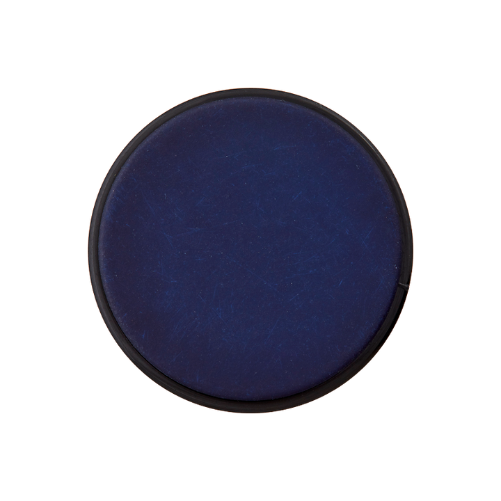 Polyester button shank 15mm blue