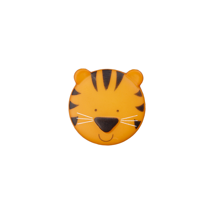 Polyester button Tiger