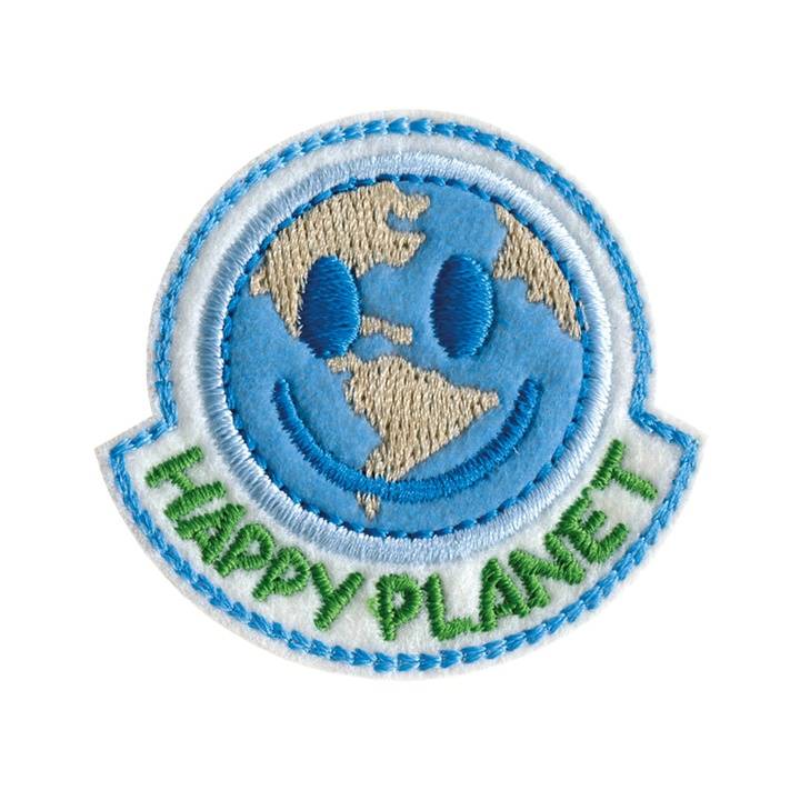 Appliqué recycled, HAPPY PLANET