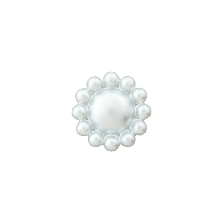 Polyester button shank 12mm white