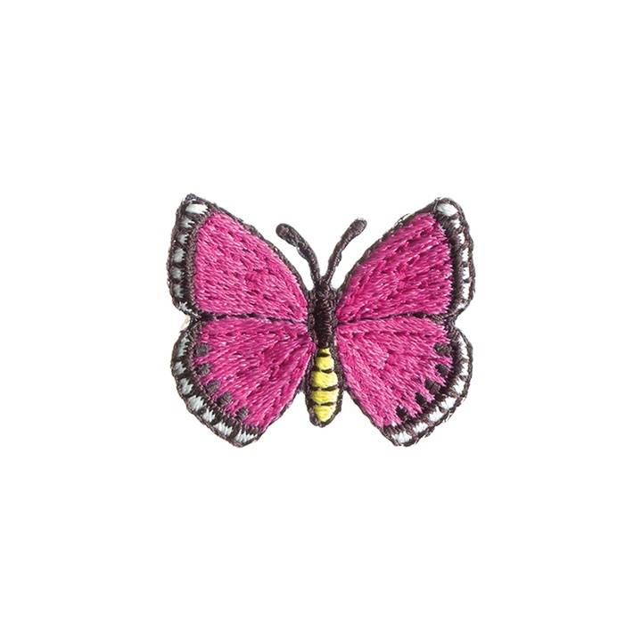 Аппликация Бабочка, цвет розовый яркий
