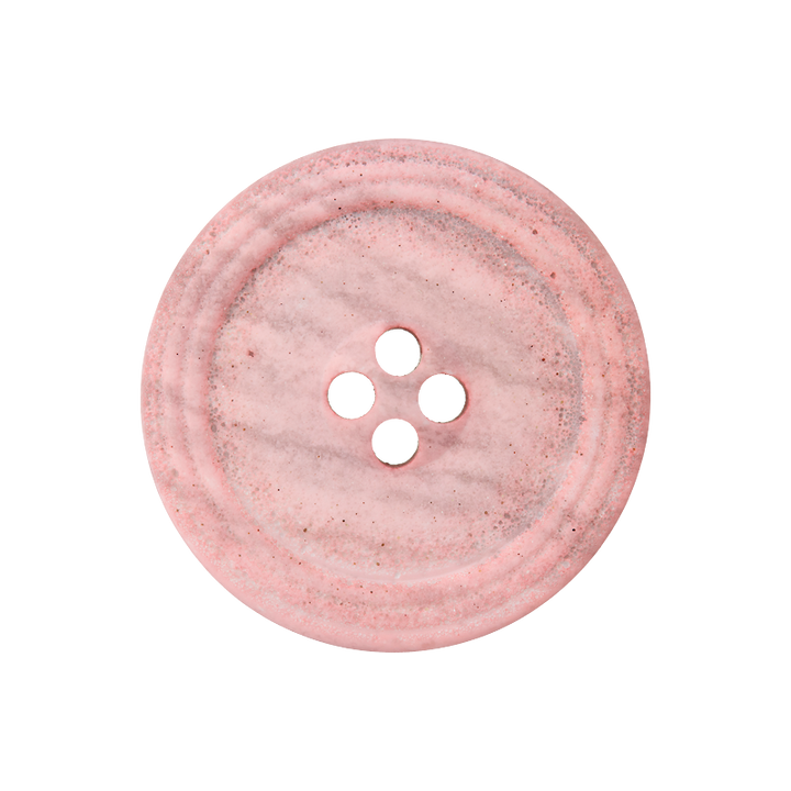 Polyester button 4-holes 23mm rose
