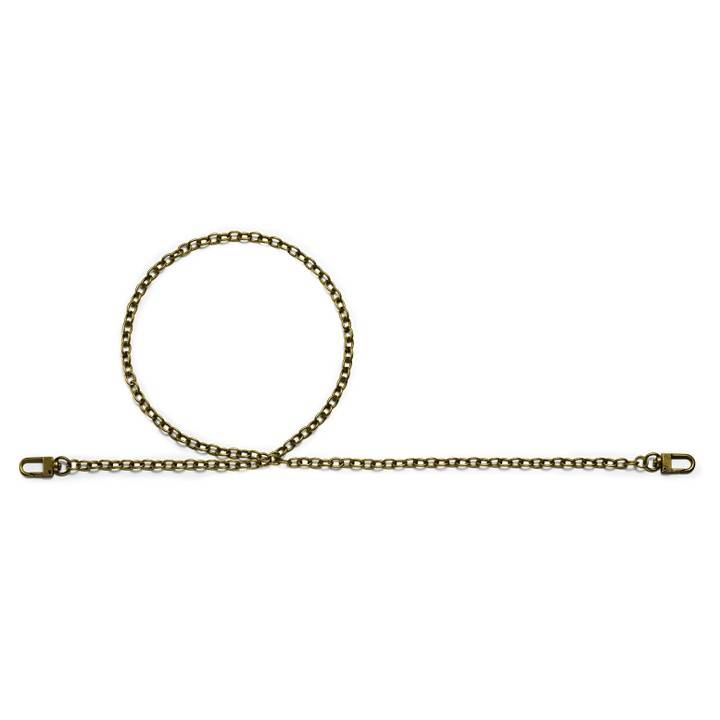 Bag handle loop Leandra, antique brass