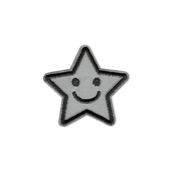 Applique reflex star self-adhesive, iron-on