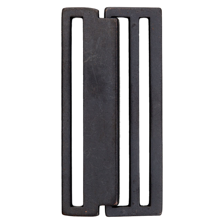 Metallschließe, 60mm, schwarzkupfer