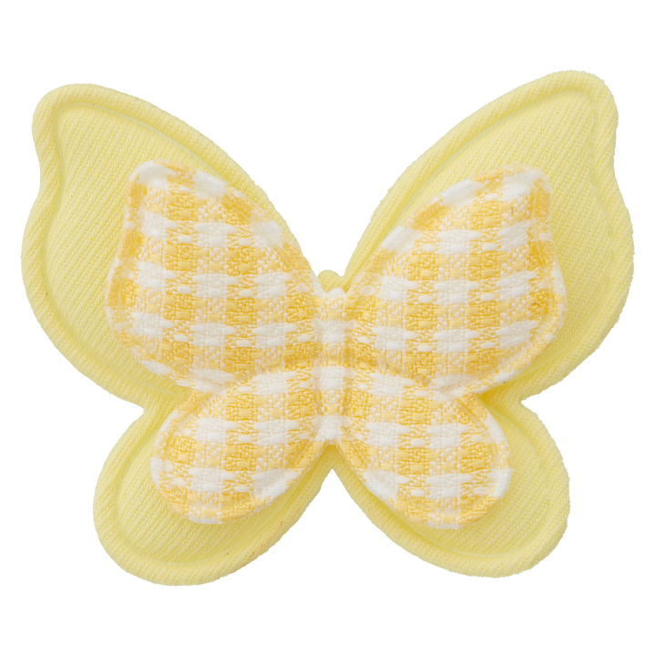 Декоративный аксессуар «Бабочка», 45 мм, желтый цвет