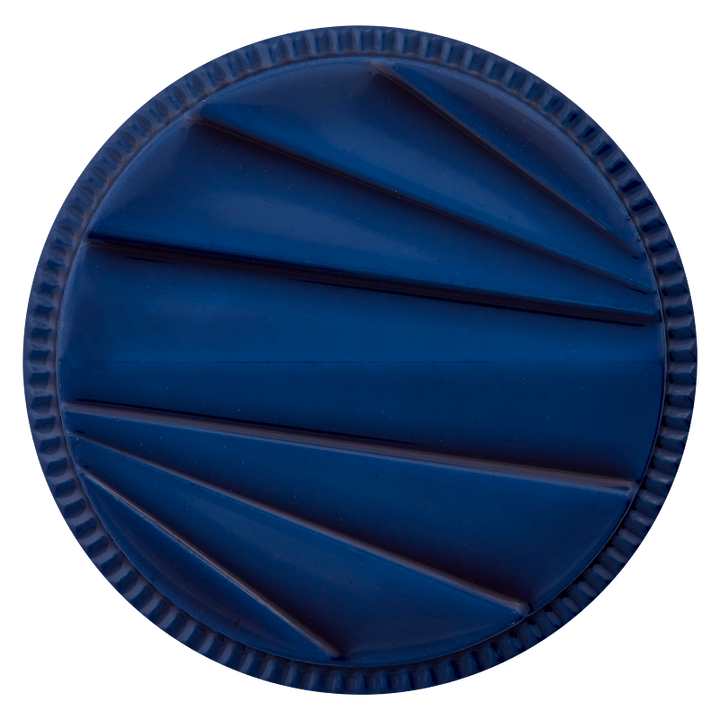Polyesterknopf Öse, 28mm, marine