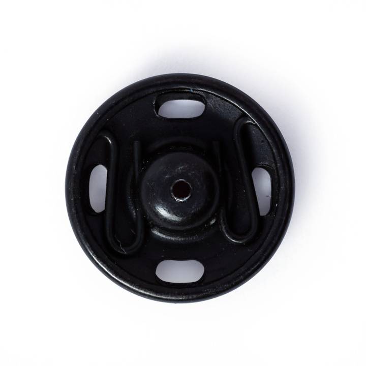 Пришивные кнопки, 15мм, черного цвета