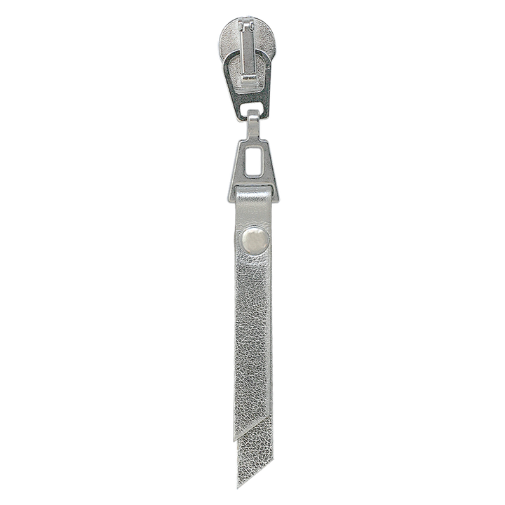 Reißverschluss-Schieber, Reflex, 10mm, silber