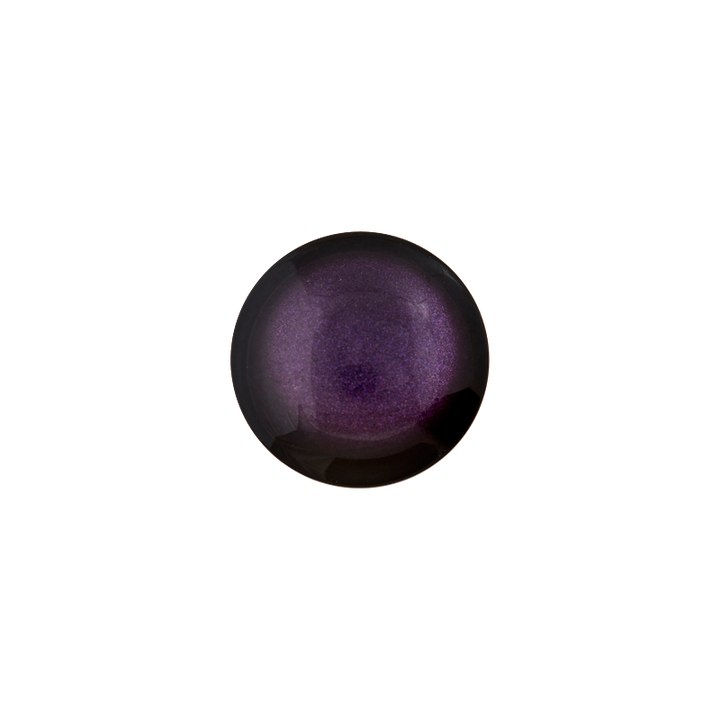 Polyesterknopf Öse, 9mm, violett