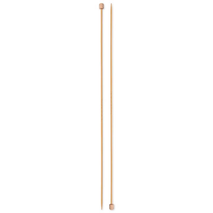Single-pointed knitting needles Prym 1530, bamboo, 33cm, 2.50mm