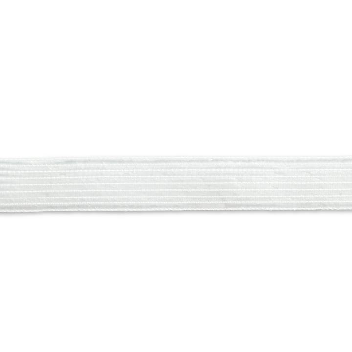 Élastique fronçeur, 25mm, blanc, 20m