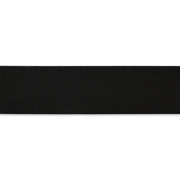 Мягкая эластичная лента, 60мм, черного цвета, 50м