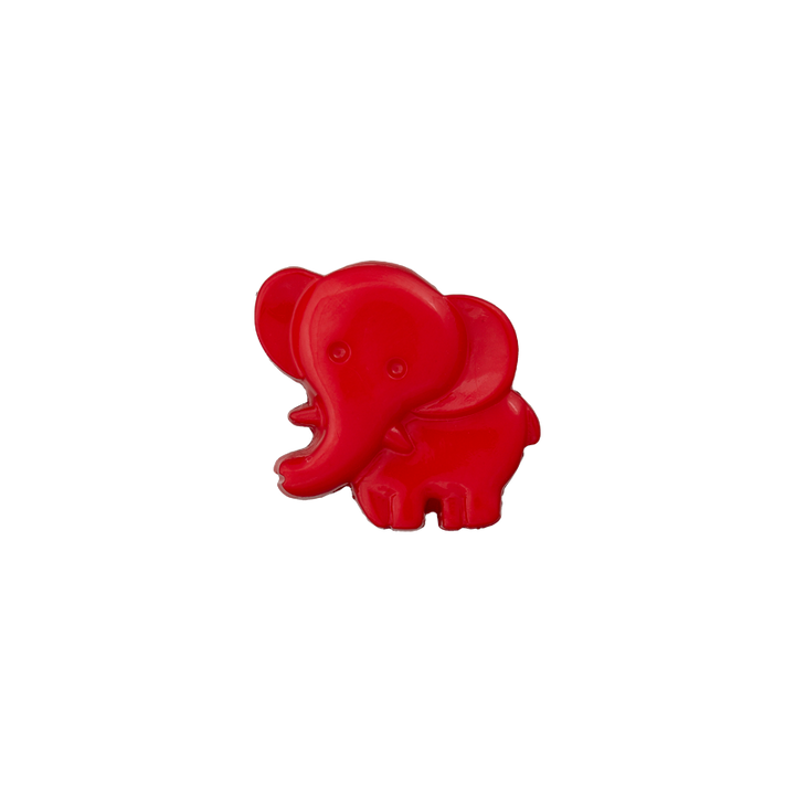 Bouton Éléphant pied 19mm rouge