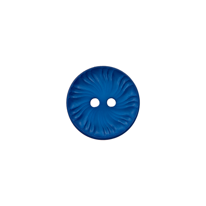 Polyester button 2-holes, 18mm, navy
