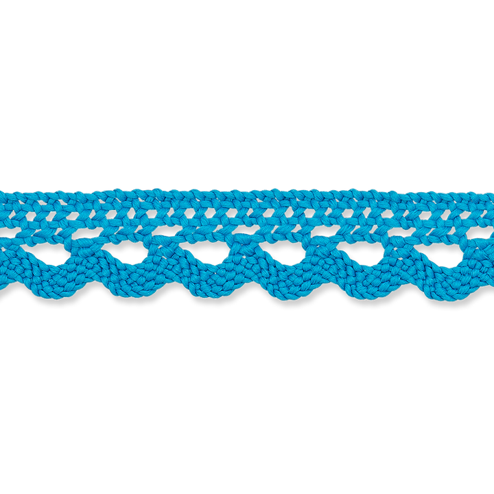 Lace, 10mm, dark turquoise