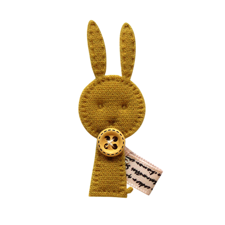 Zierteil Hase, 60mm, curry