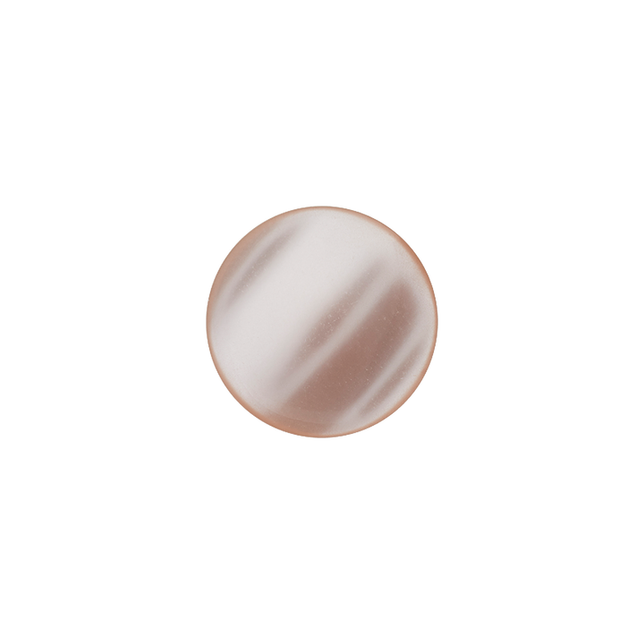 Bouton polyester pied 11mm rose