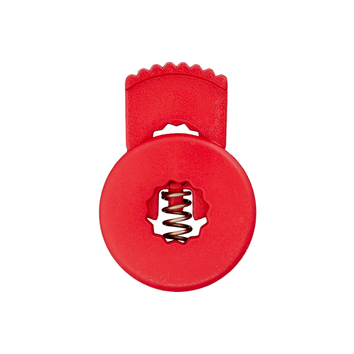 Kordelstopper/Durchlass 6 mm, 25mm, rot