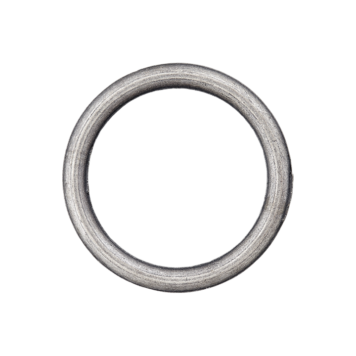 Metal Ring 40mm silver