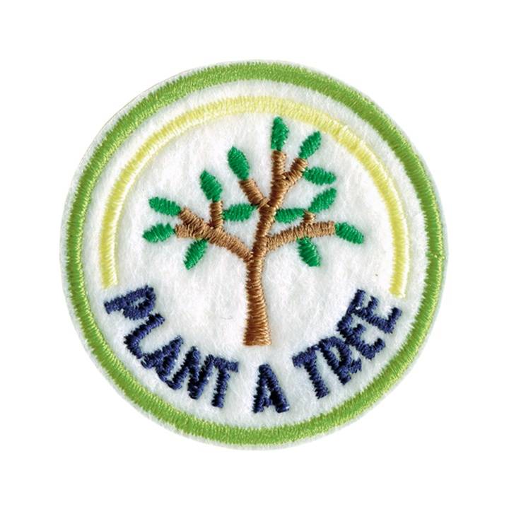 Appliqué recycled, PLANT A TREE