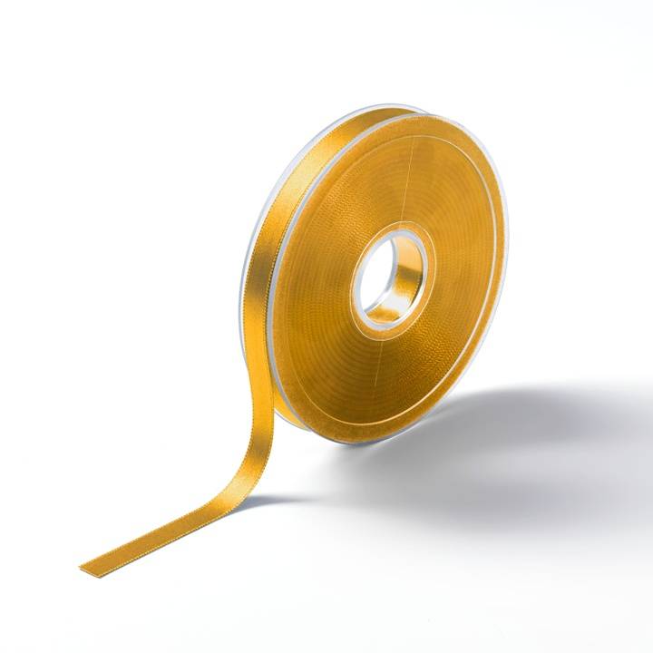 Satin ribbon, 10mm, gold