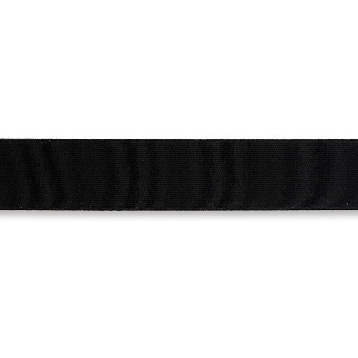 Elastic tape, strong, 35mm, black, 10m