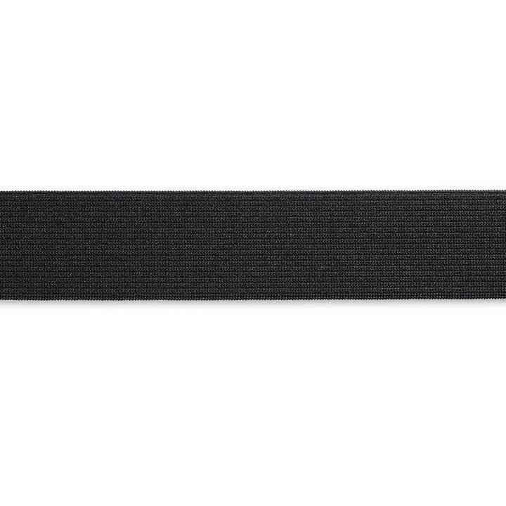 Elastic tape, soft, 30mm, black, 1m