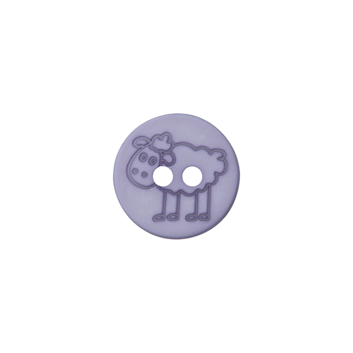 Polyester button 2-holes sheep