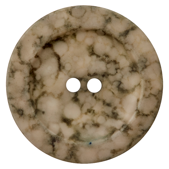 Пуговица из полиэстера, с 2 отверстиями, 28 мм, оливковый цвет