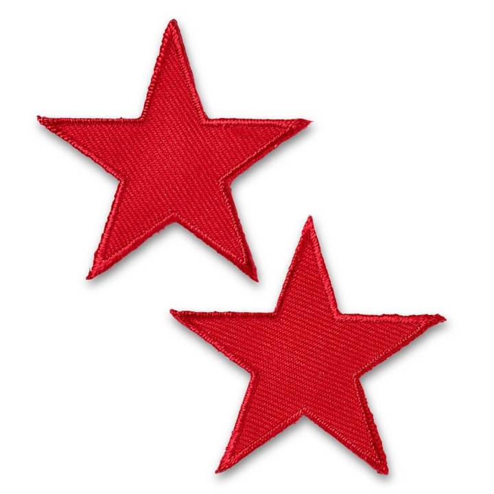 Applique stars, in various colours