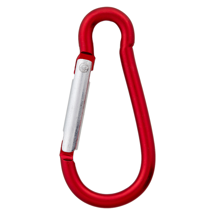 Snap hook, 60mm, red