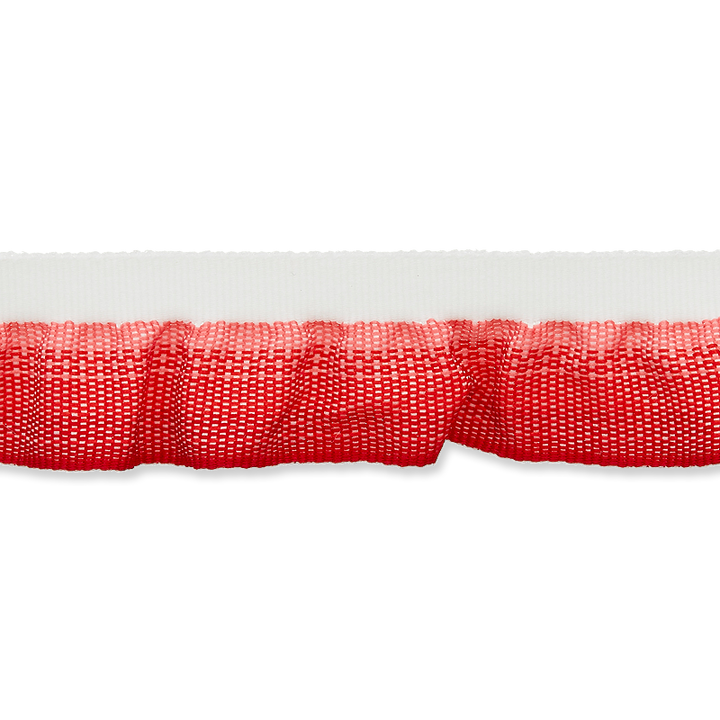 elastic frill 17mm red