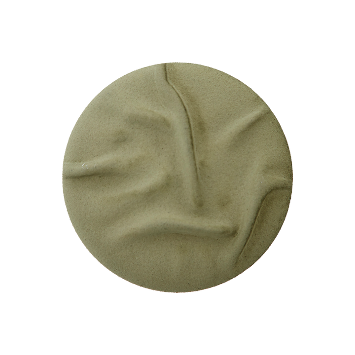 Polyester button shank, 20mm, light olive