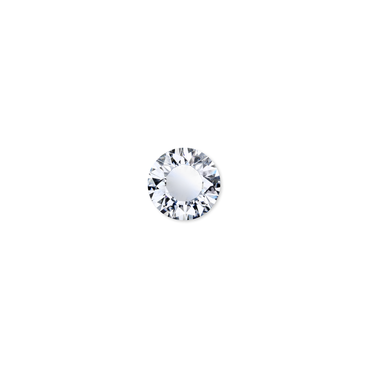 Strass seuls, rond, thermocollant, 5mm, argenté