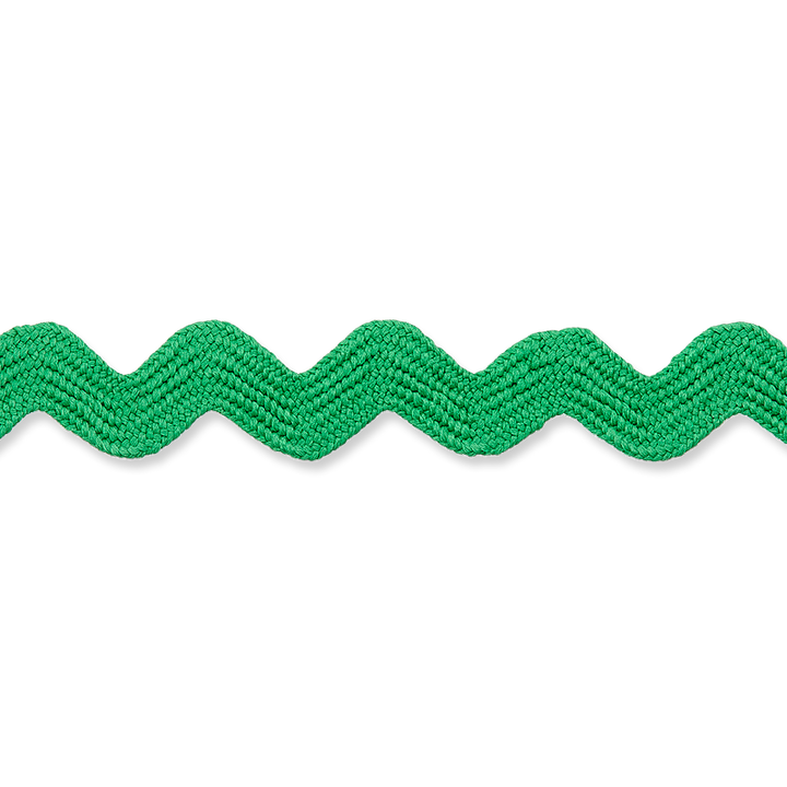 Декоративная тесьма вьюнчик, 14 мм, зеленый, средний цвет