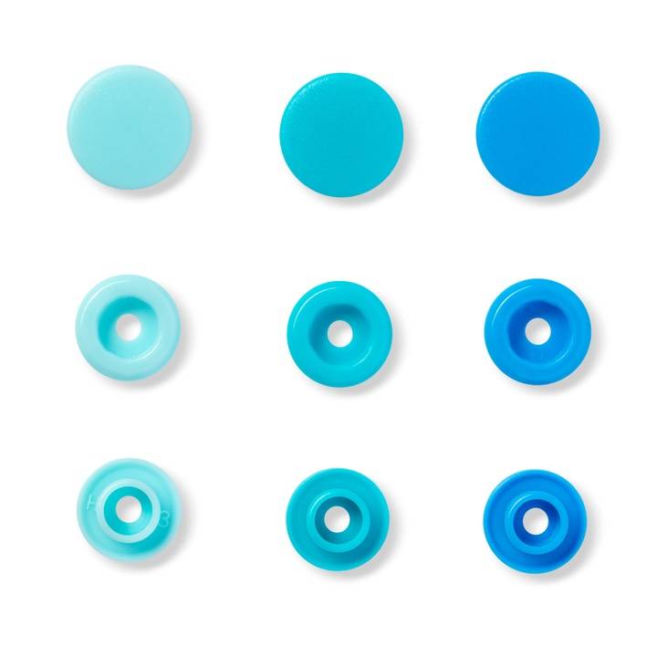 Prym Love, кнопка Color Snaps, пластмасса, 12,4мм, синего цвета