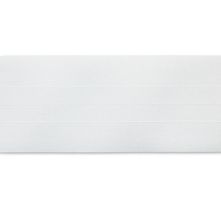 Мягкая эластичная лента, 100мм, белого цвета, 50м