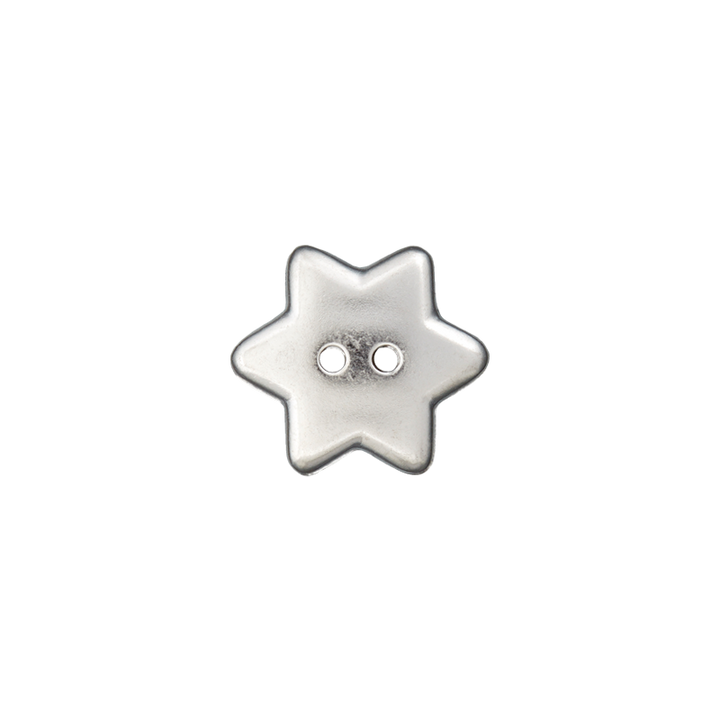 Пуговица «Звезда», из полиэстера/металлическая