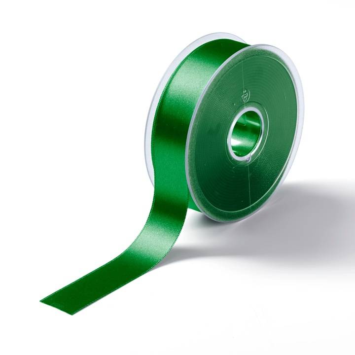 Satin ribbon, 25mm, grass