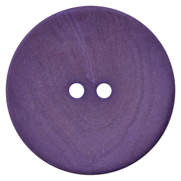 Paper/polyester button 2-holes, recycled, 28mm, violet