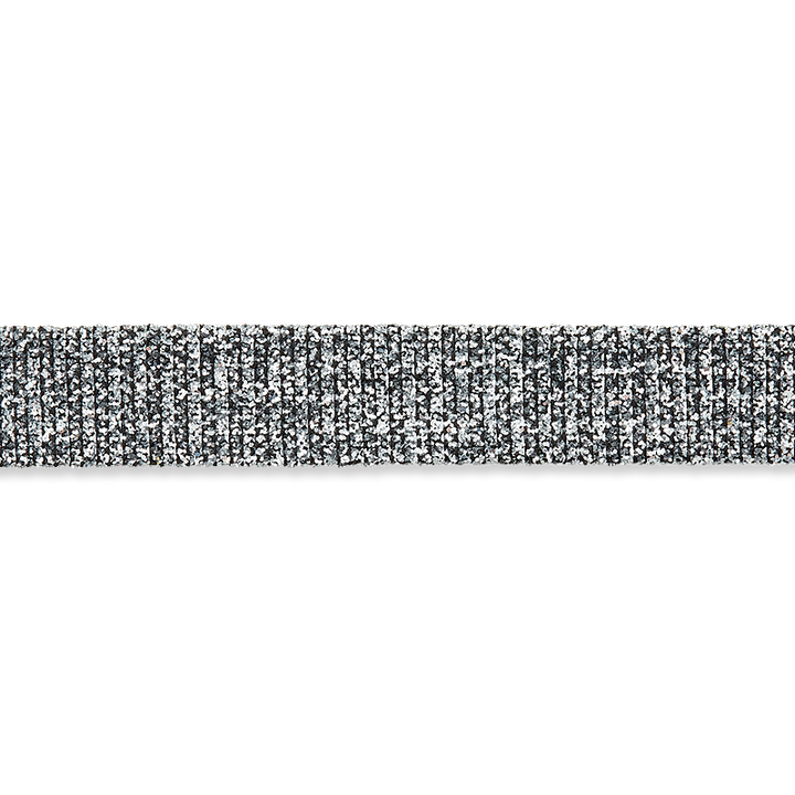 Тканая лента, 20 мм, цвет состаренного серебра