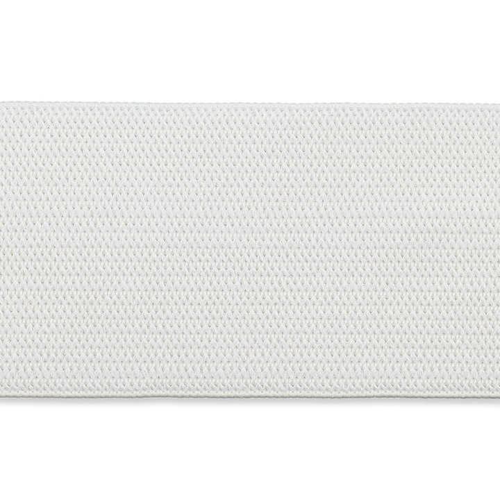 Резиновая тесьма универсальная, 40 мм, белый цвет