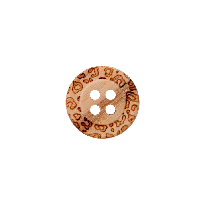 Wood button 4-holes